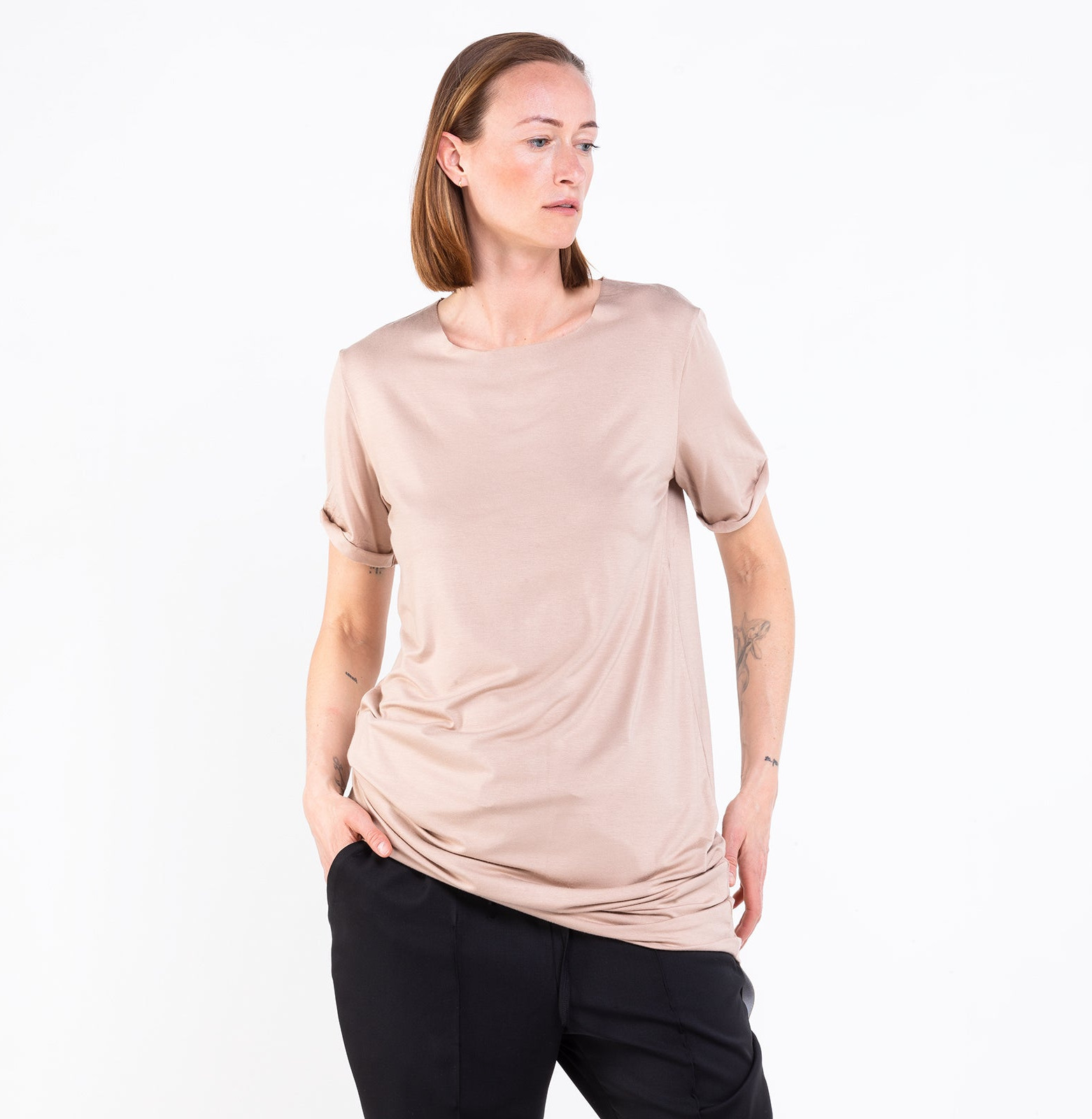 Fine Light Dress Nude