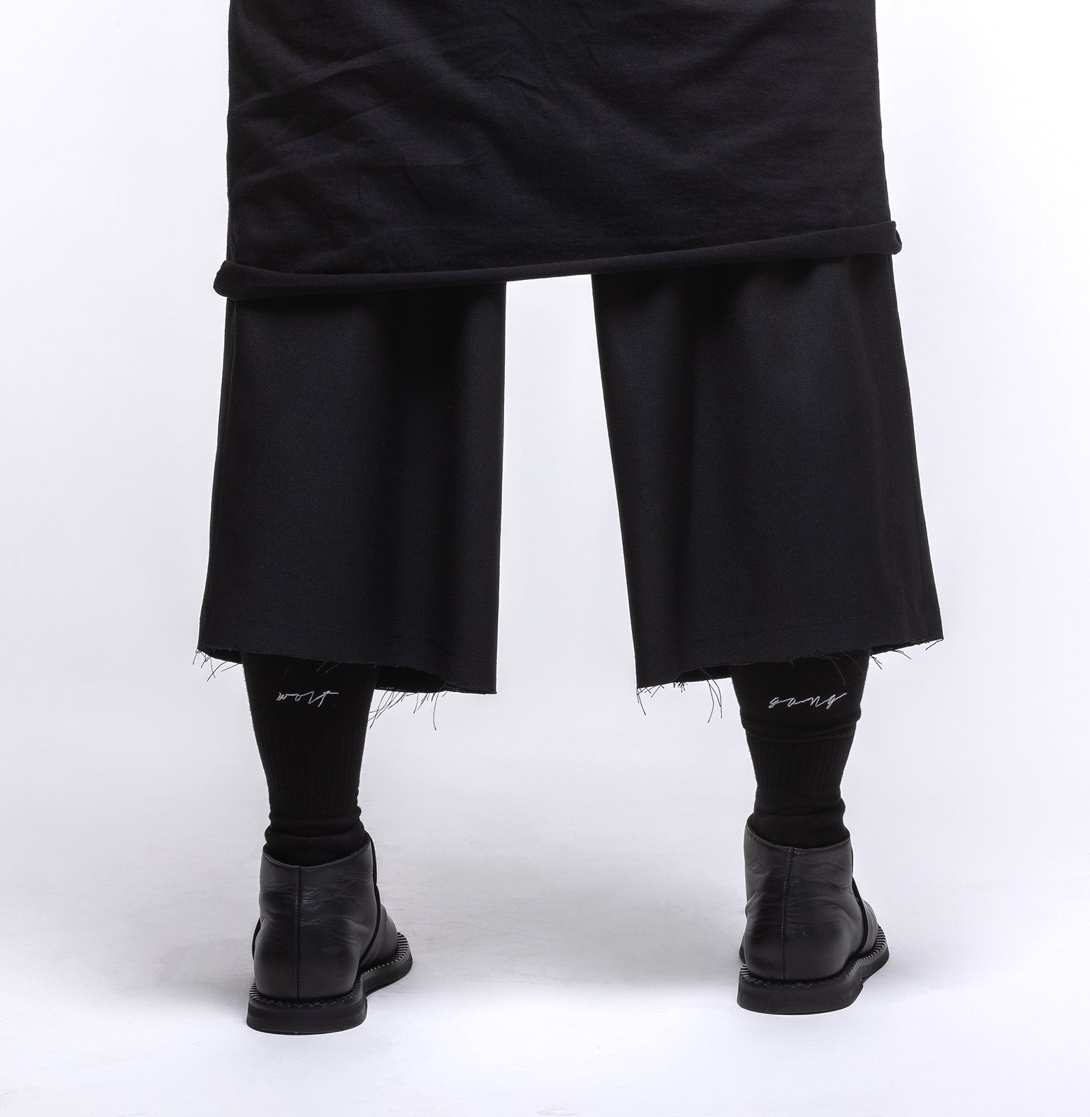 Wool Wide Pants