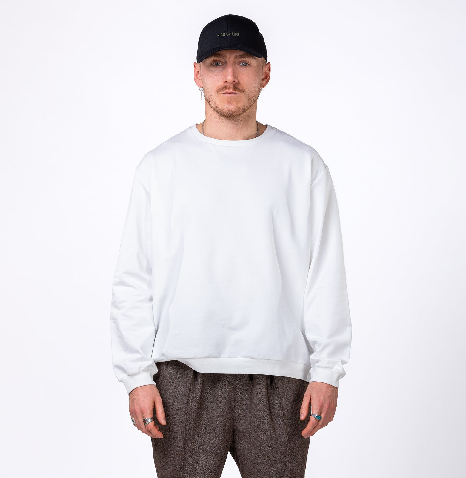 GOOD CLASSIC SWEATSHIRT OFF WHITE