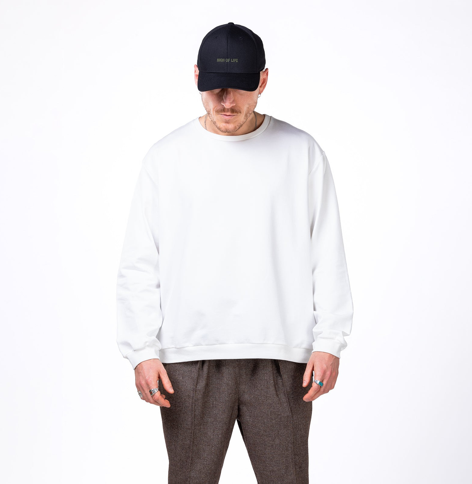 GOOD CLASSIC SWEATSHIRT OFF WHITE