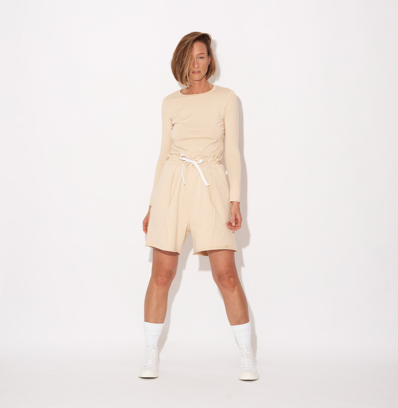 Lazy Puck Shorts Cream