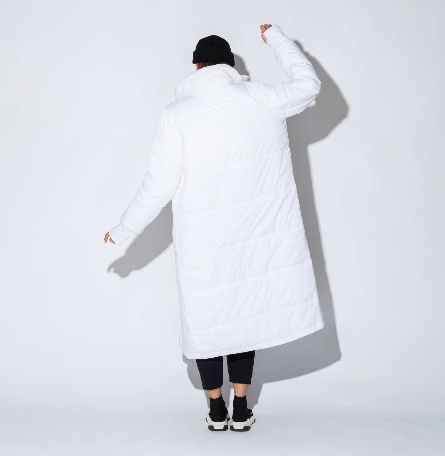 Classy Sleeping Bag Coat White