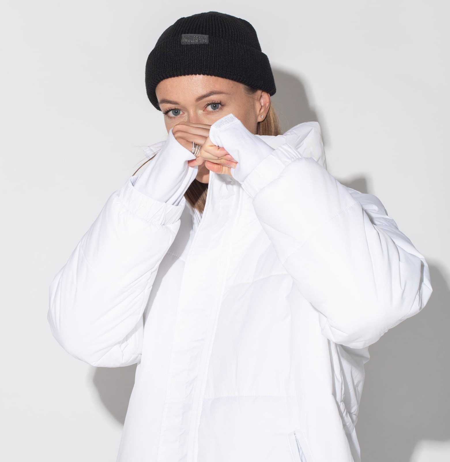 Classy Sleeping Bag Coat White