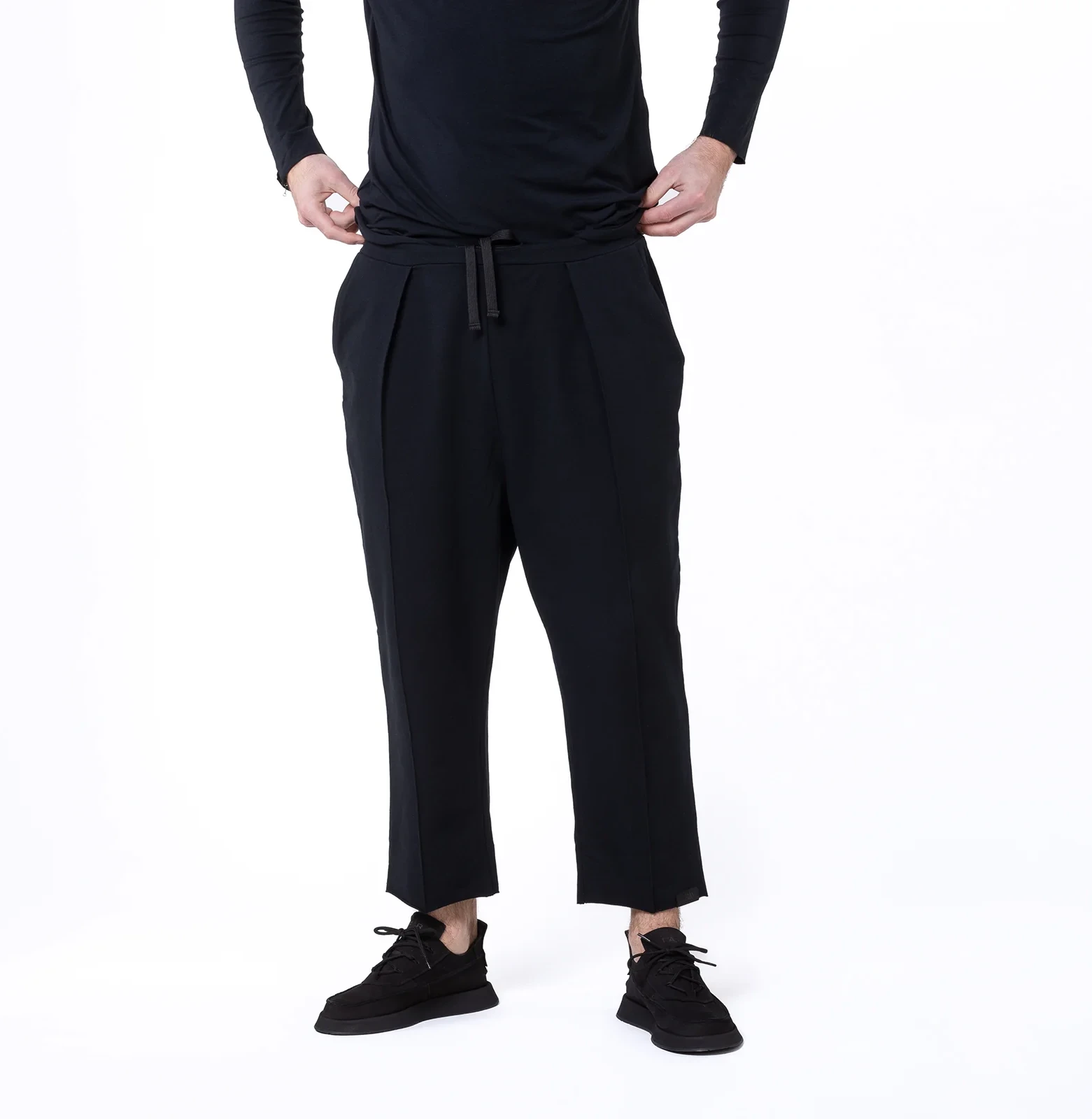 Wide carrot sweatpants 