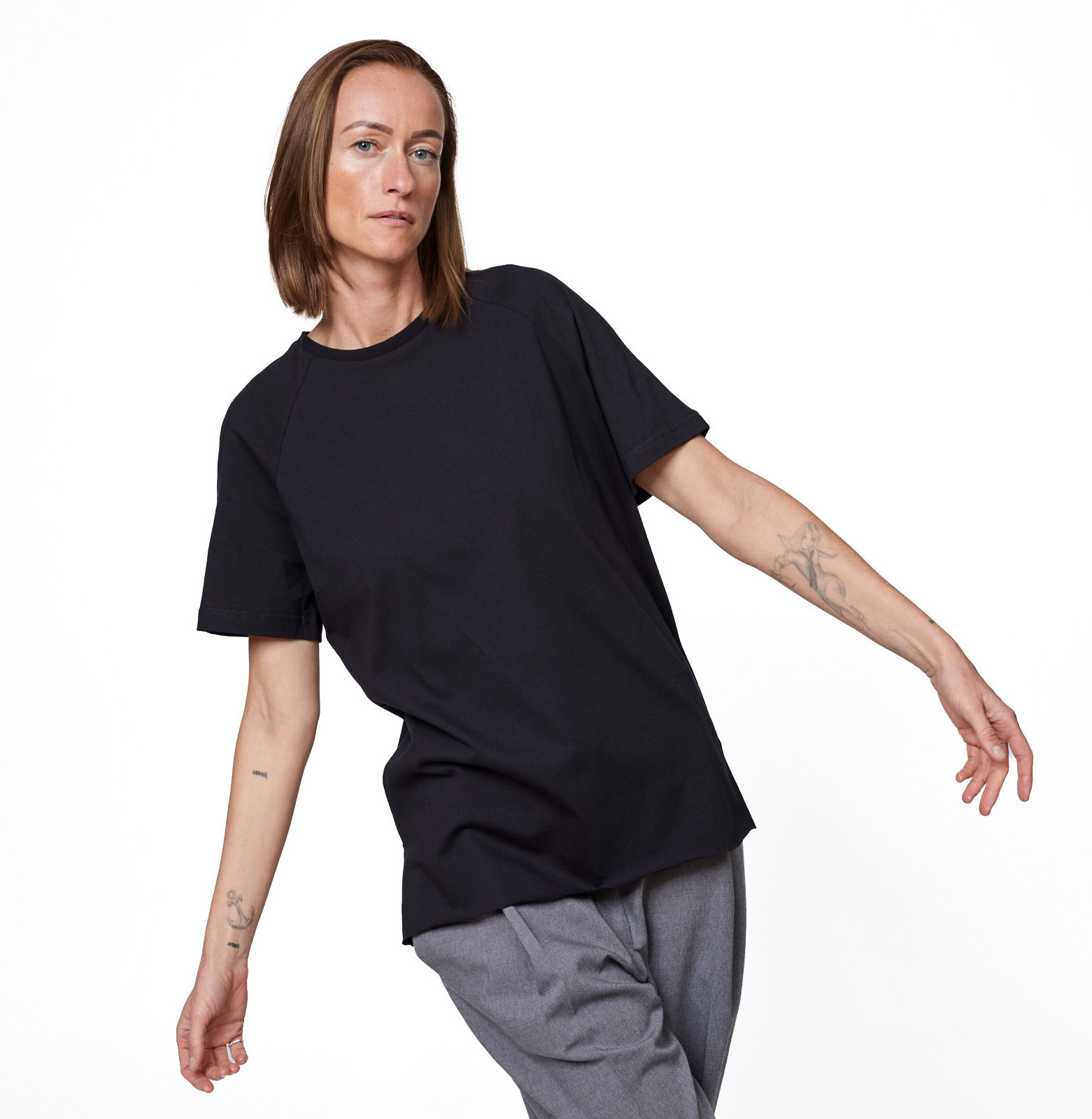 Lazy raglan tee b