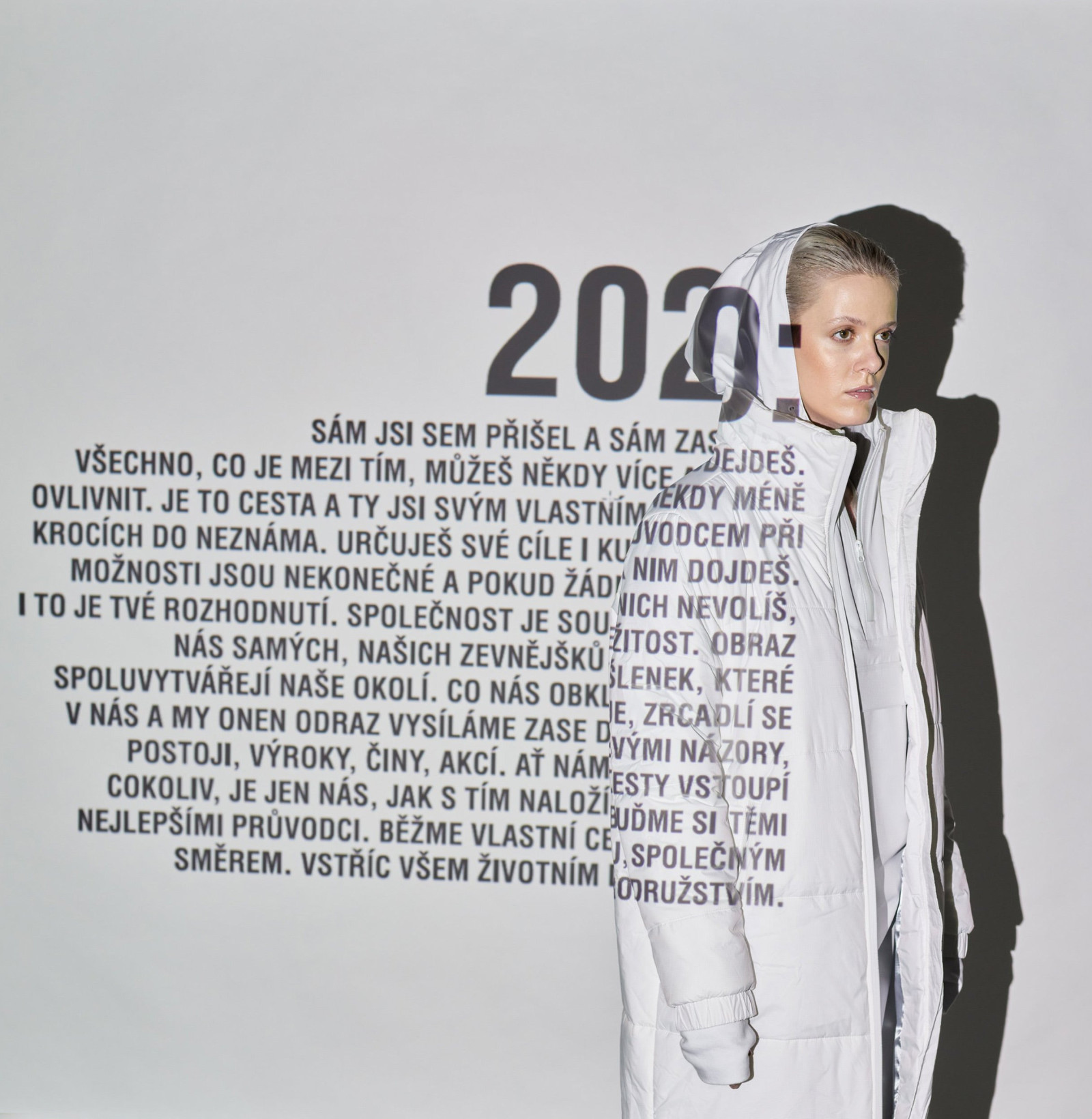 Classy Sleeping Bag Coat White