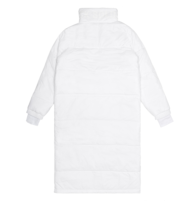 Classy Sleeping Bag Coat White