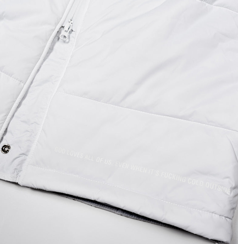 Classy Sleeping Bag Coat White