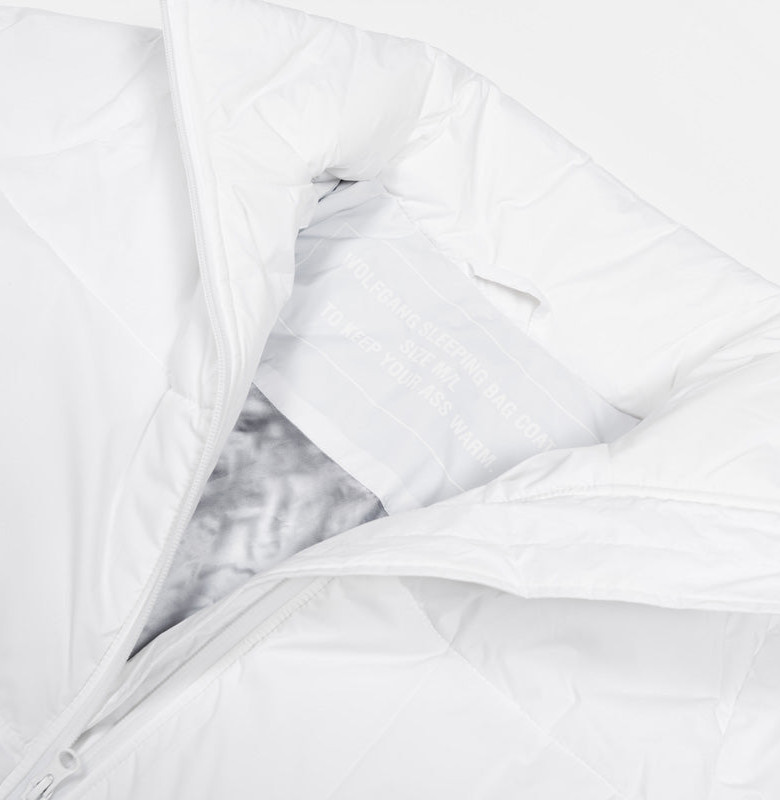 Classy Sleeping Bag Coat White