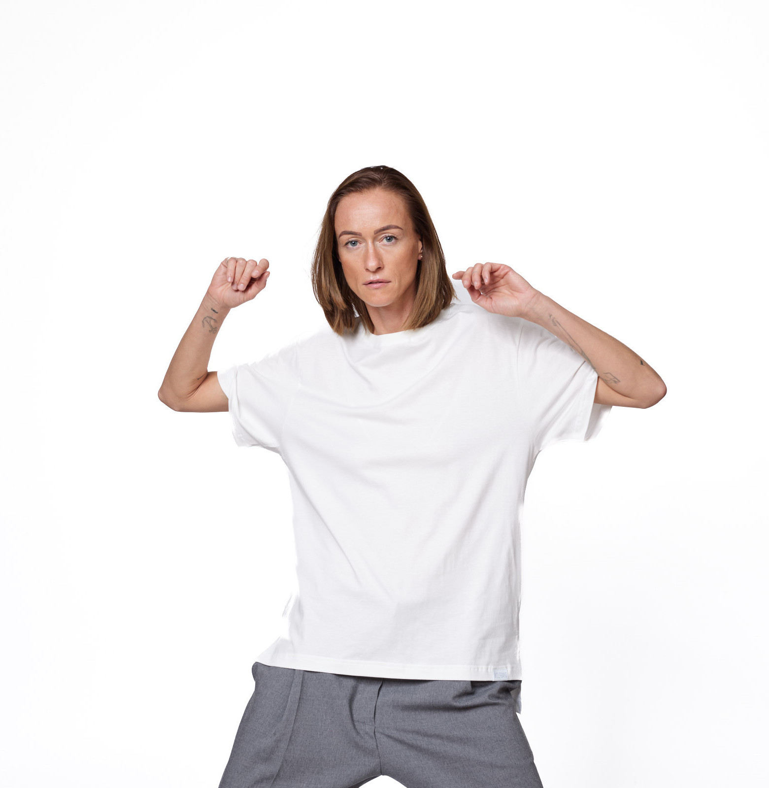 Lazy blackstage tee off white
