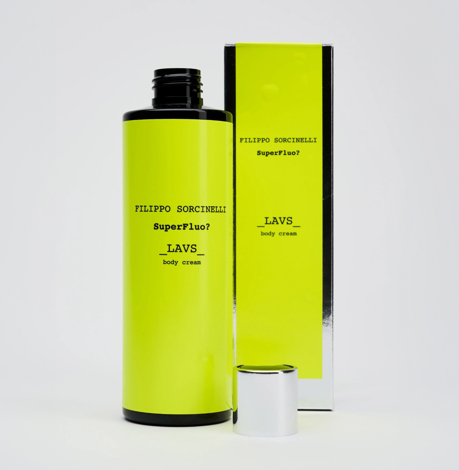 LAVS body cream by Filippo Sorcinelli