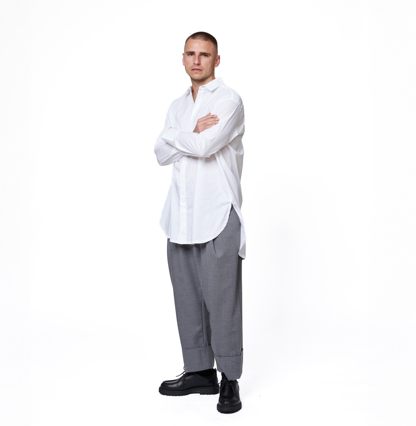 Oversize no brand shirt w