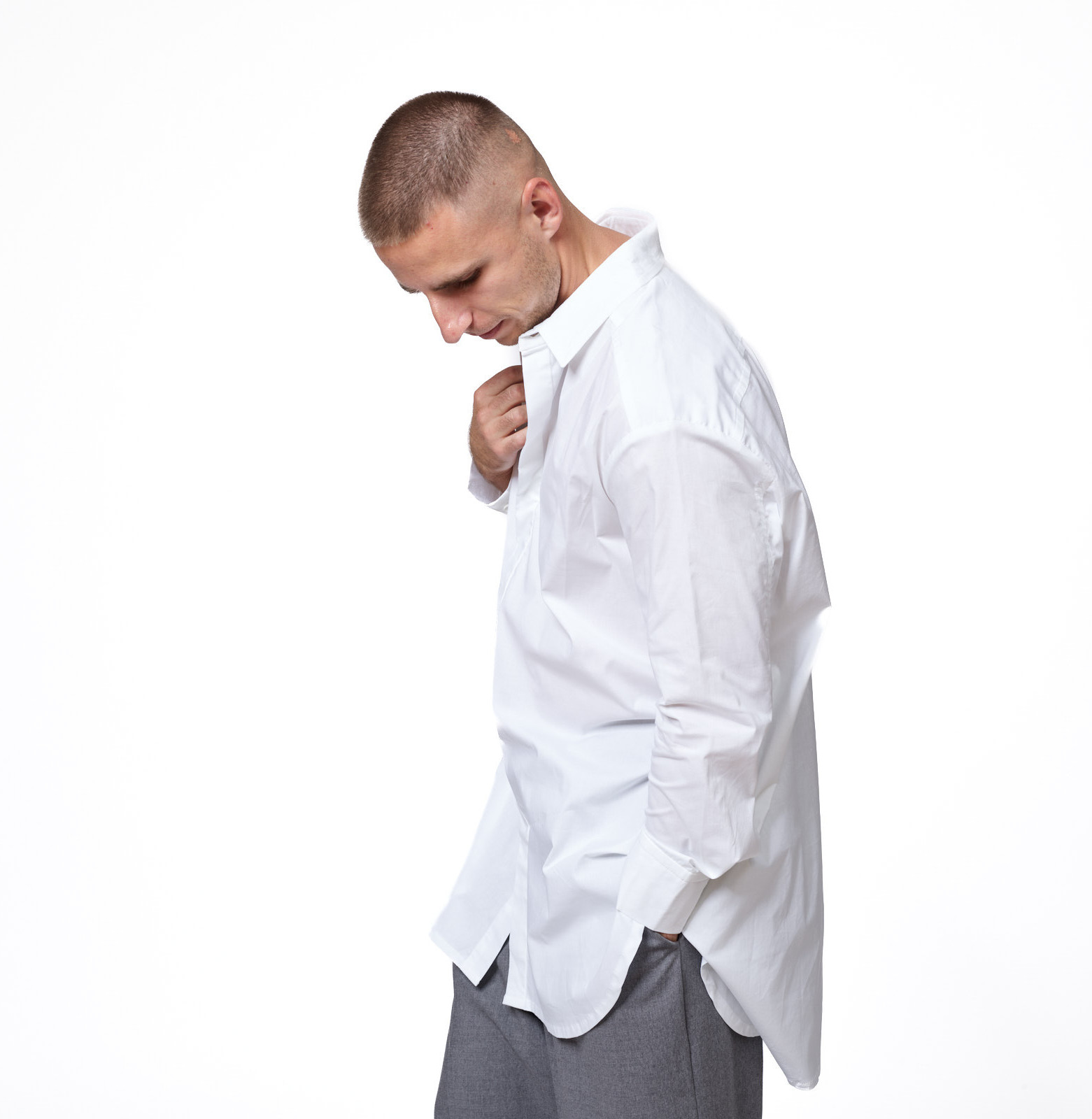 Oversize no brand shirt w