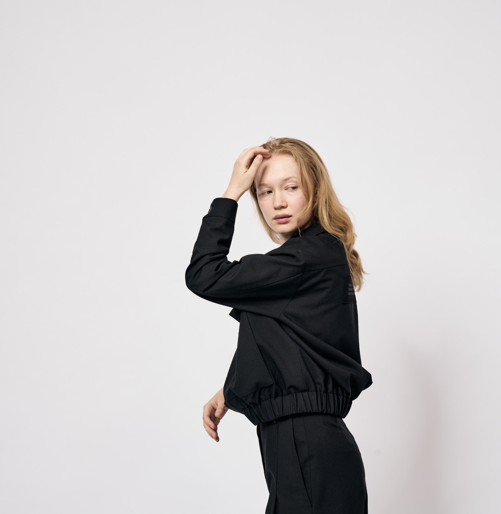 wool pocket jacket