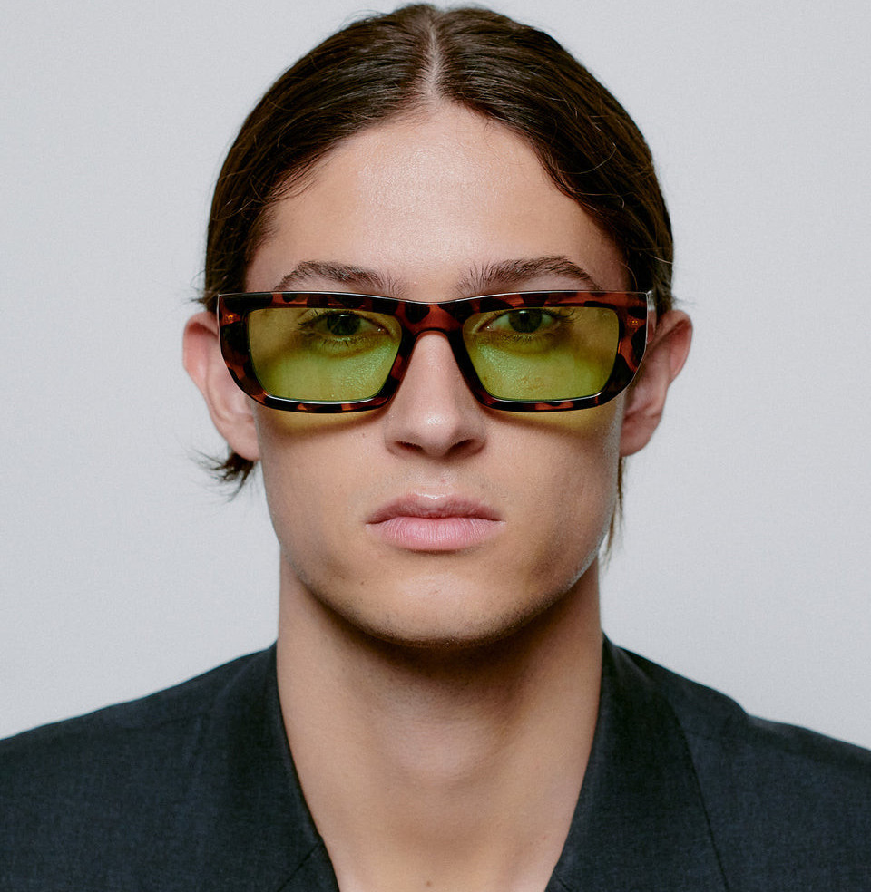 A.kjaerbede Fame Havana(Green lens)
