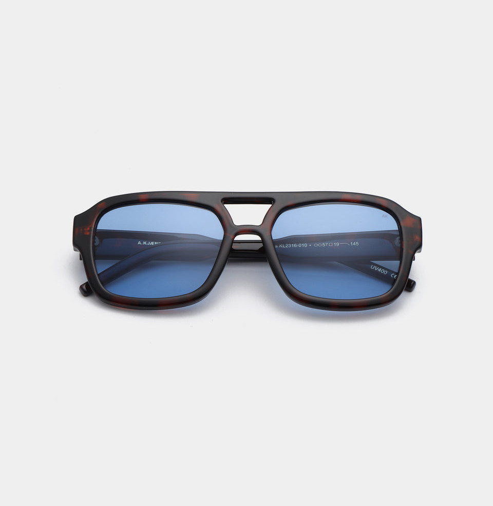 A.kjaerbede Kaya Demi Tortoise Blue lens