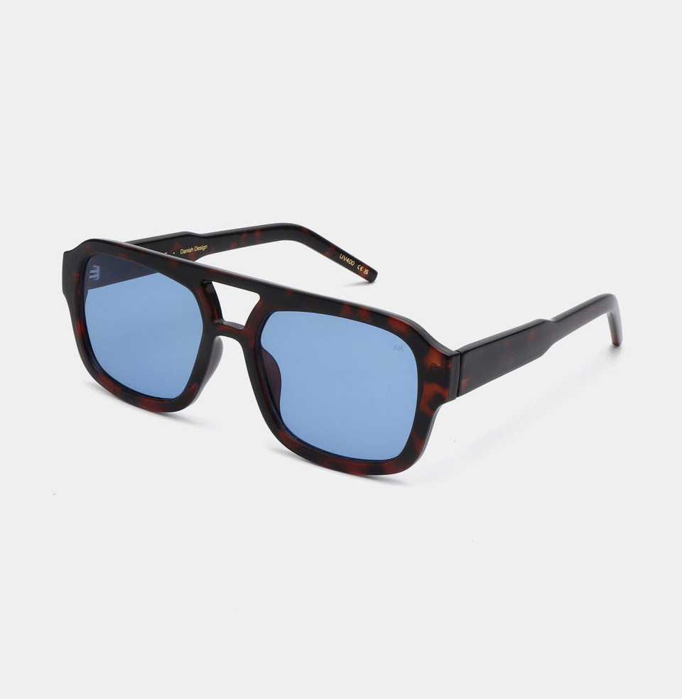 A.kjaerbede Kaya Demi Tortoise Blue lens