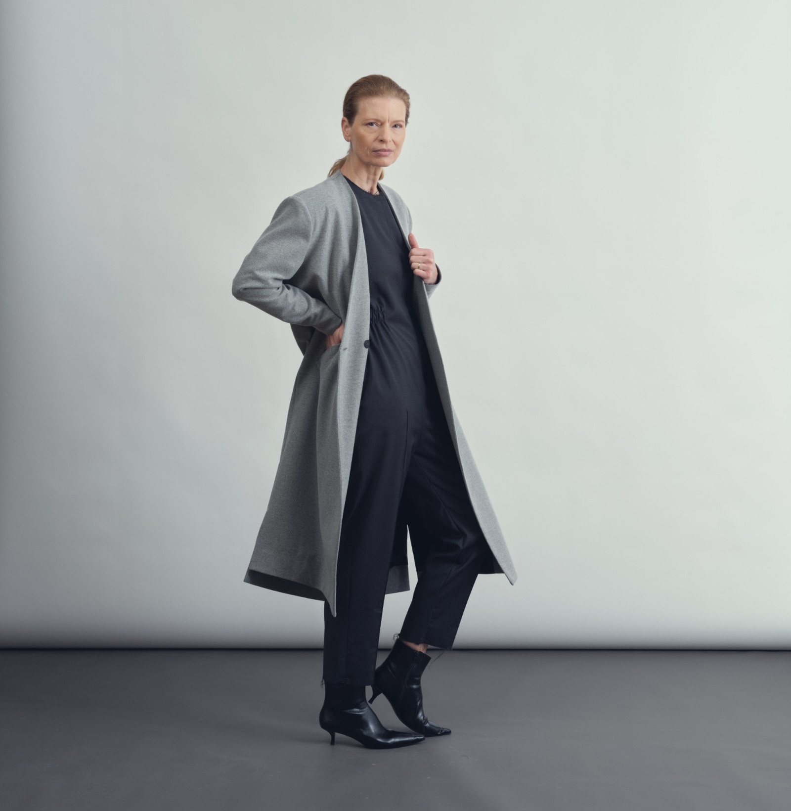 Wool coat light grey