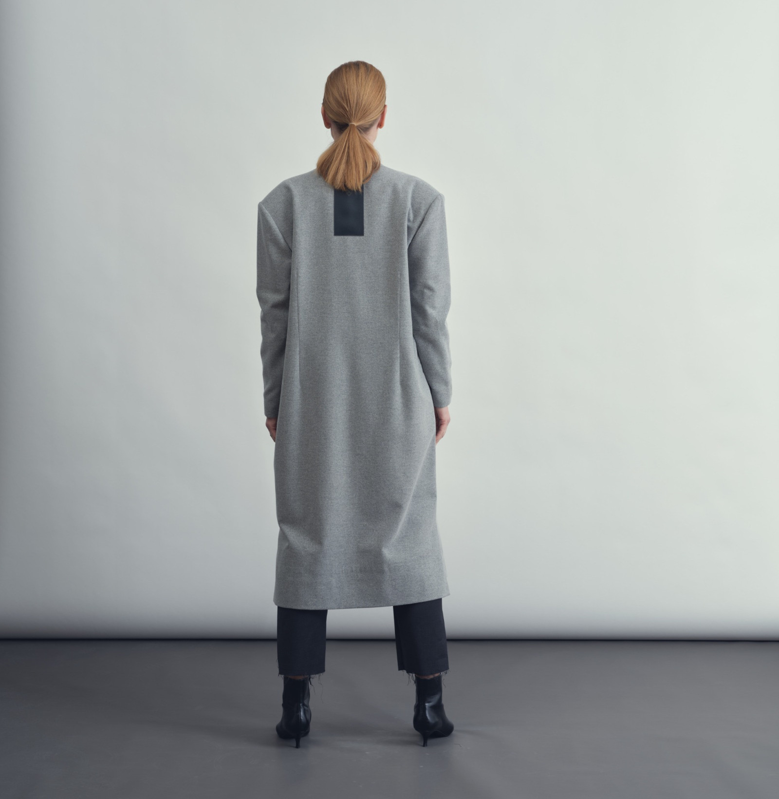 Wool coat light grey