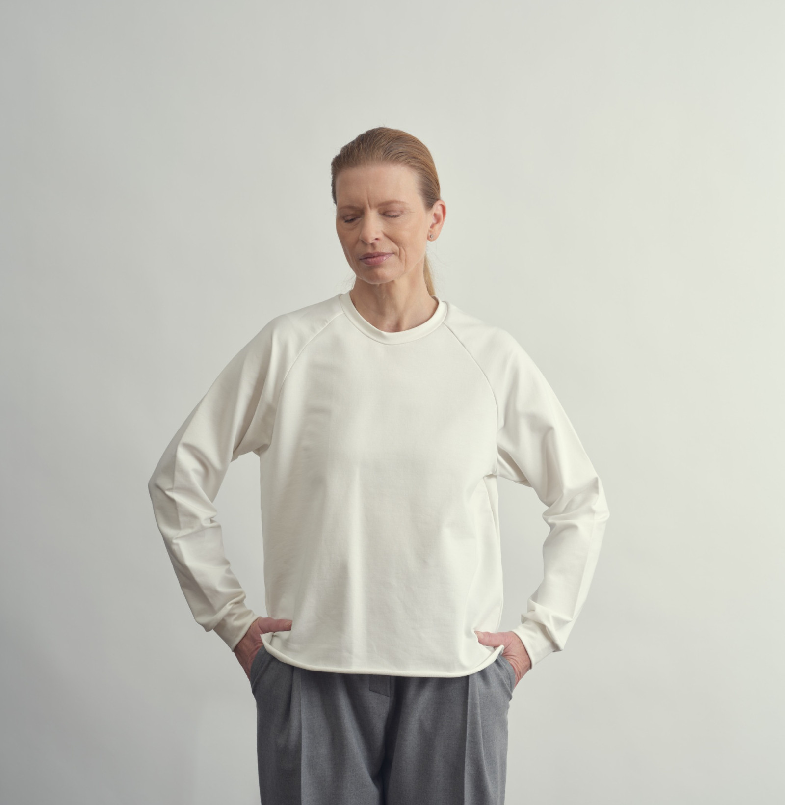 WGXJP SWEATSHIRT OFF WHITE