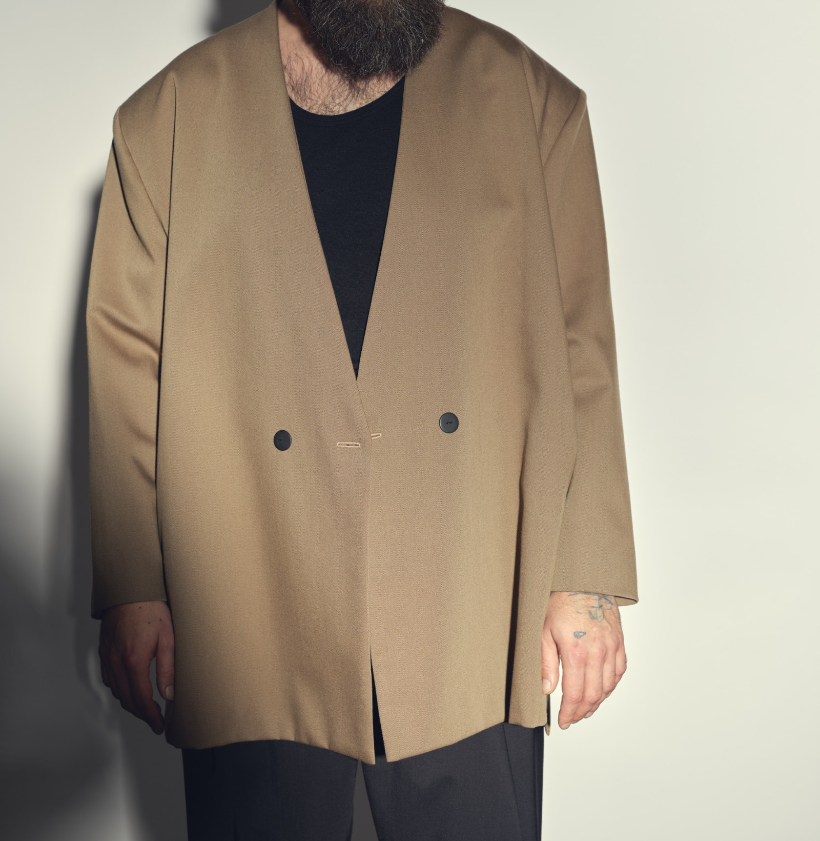 Wool 90's Jacket Walnut