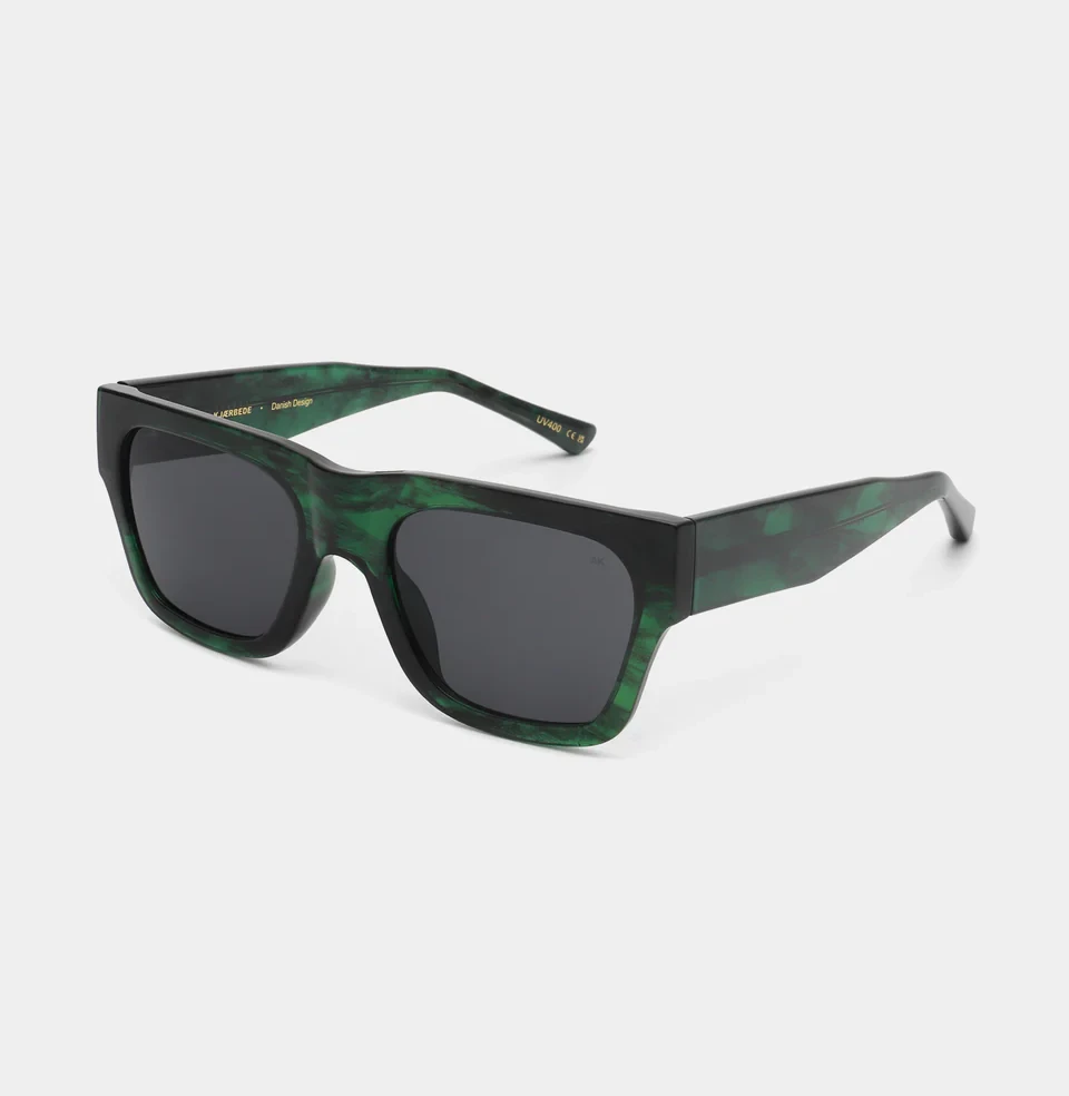 A.kjaerbede Agnes Green Marble Transparent