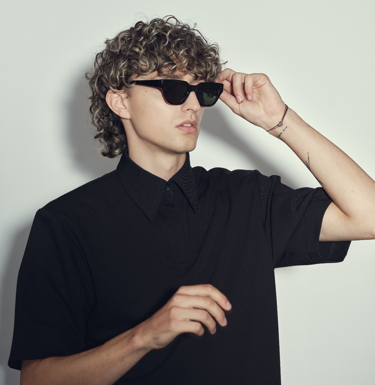 Wool polo tee b