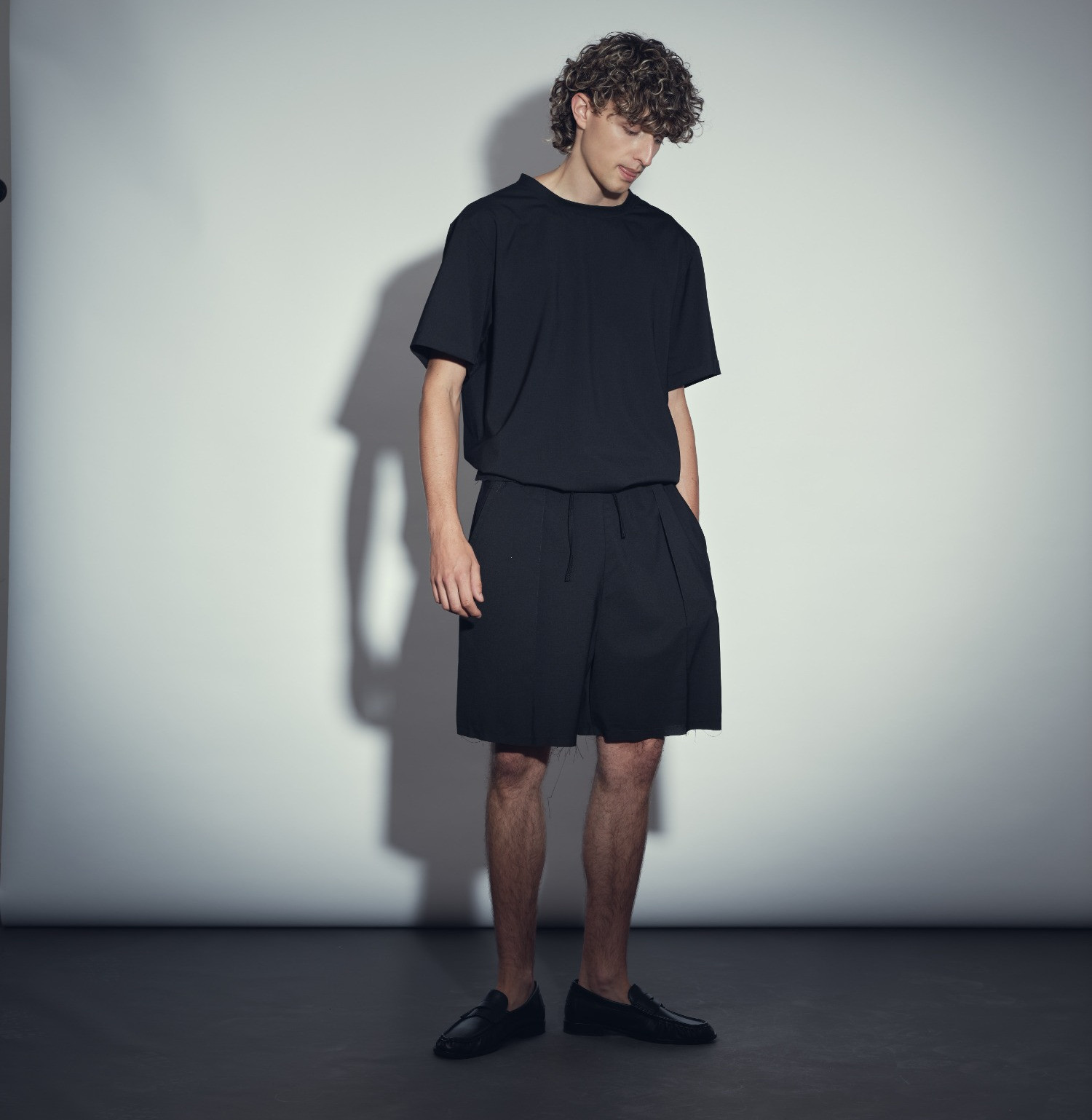 Wool Shorts Black