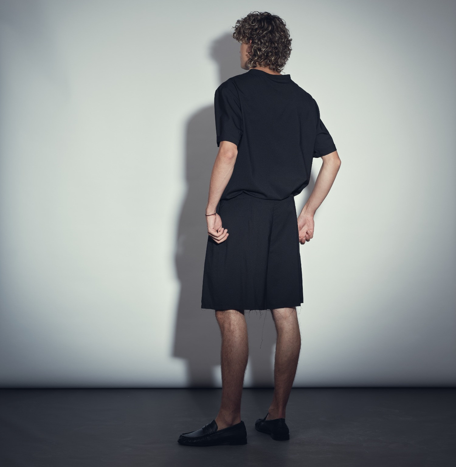 Wool Shorts Black