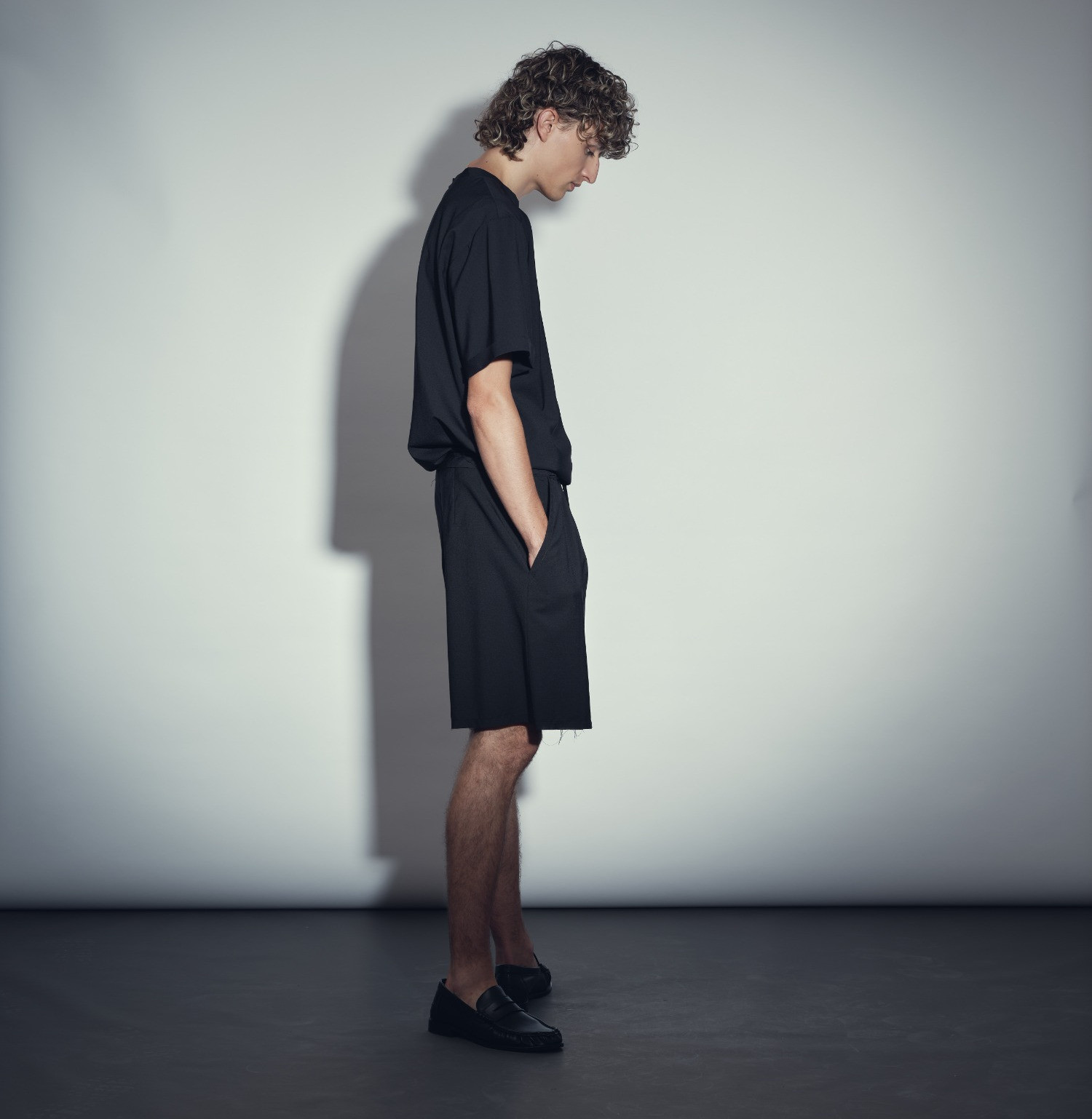 Wool Shorts Black