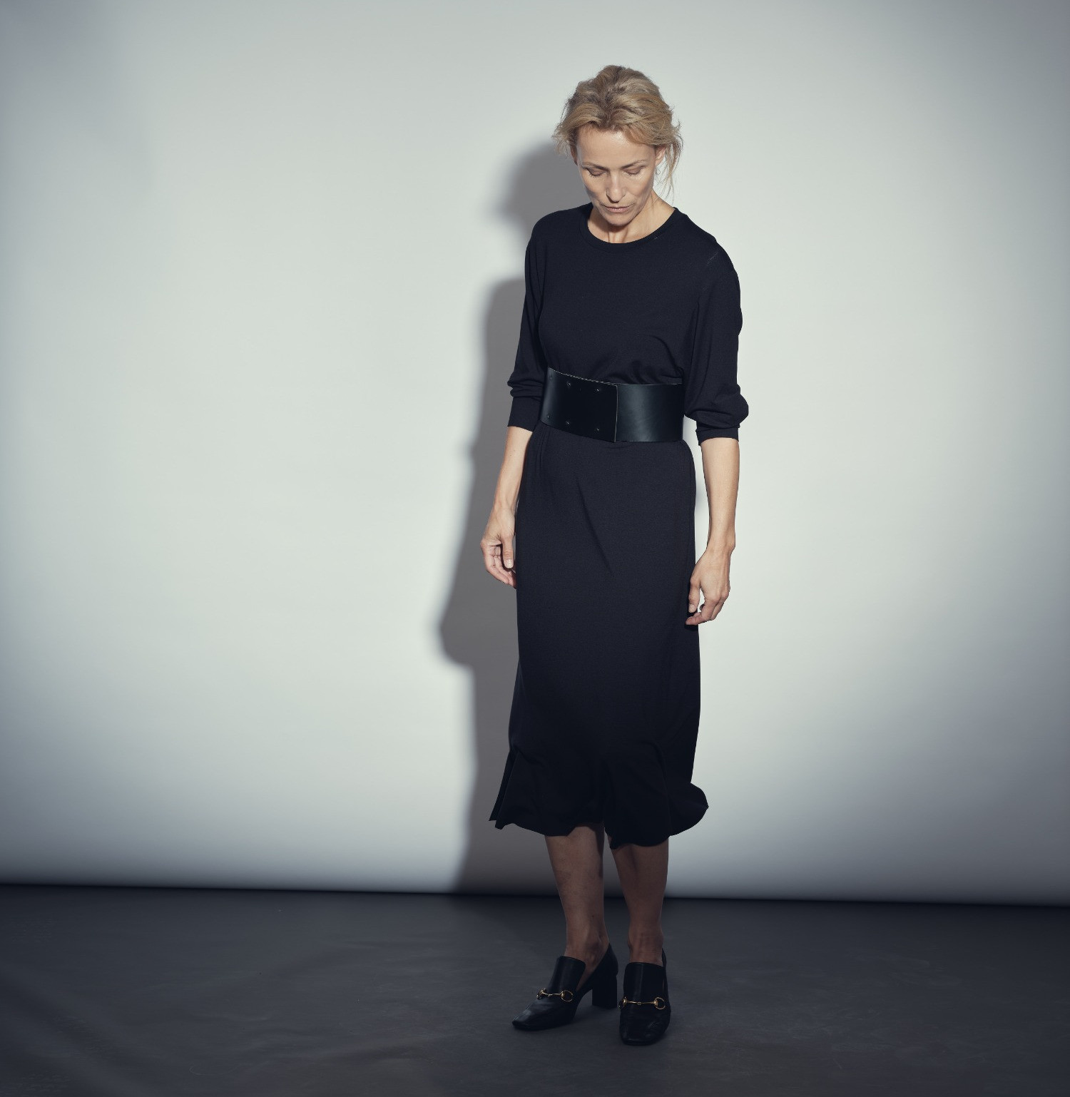 Fine long sleeve dress b