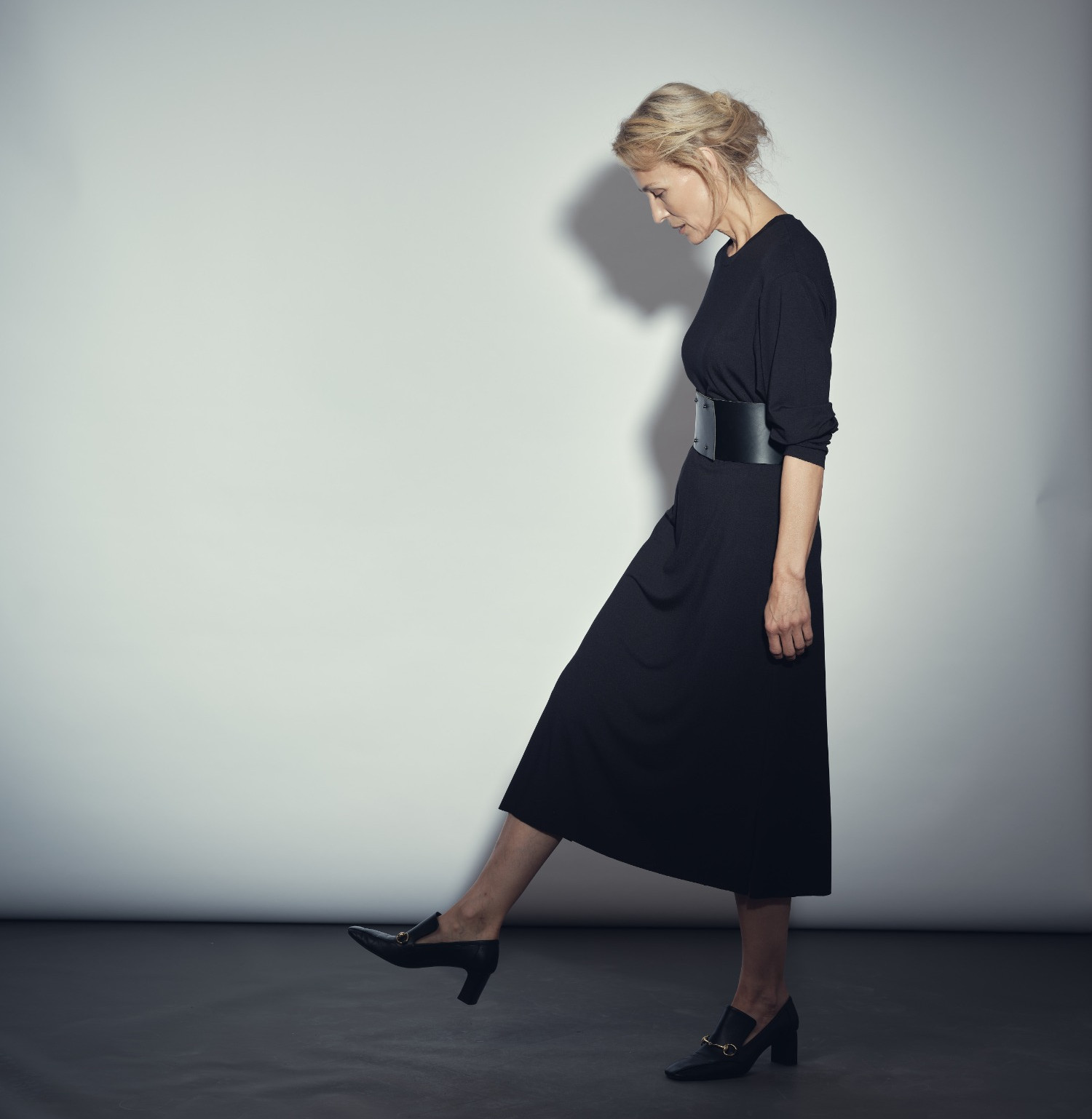 Fine long sleeve dress b